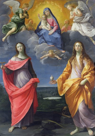 Madonna col Bambino con Santa Lucia e Maria Maddalena, detta la Madonna della Neve, c.1623 da Guido Reni